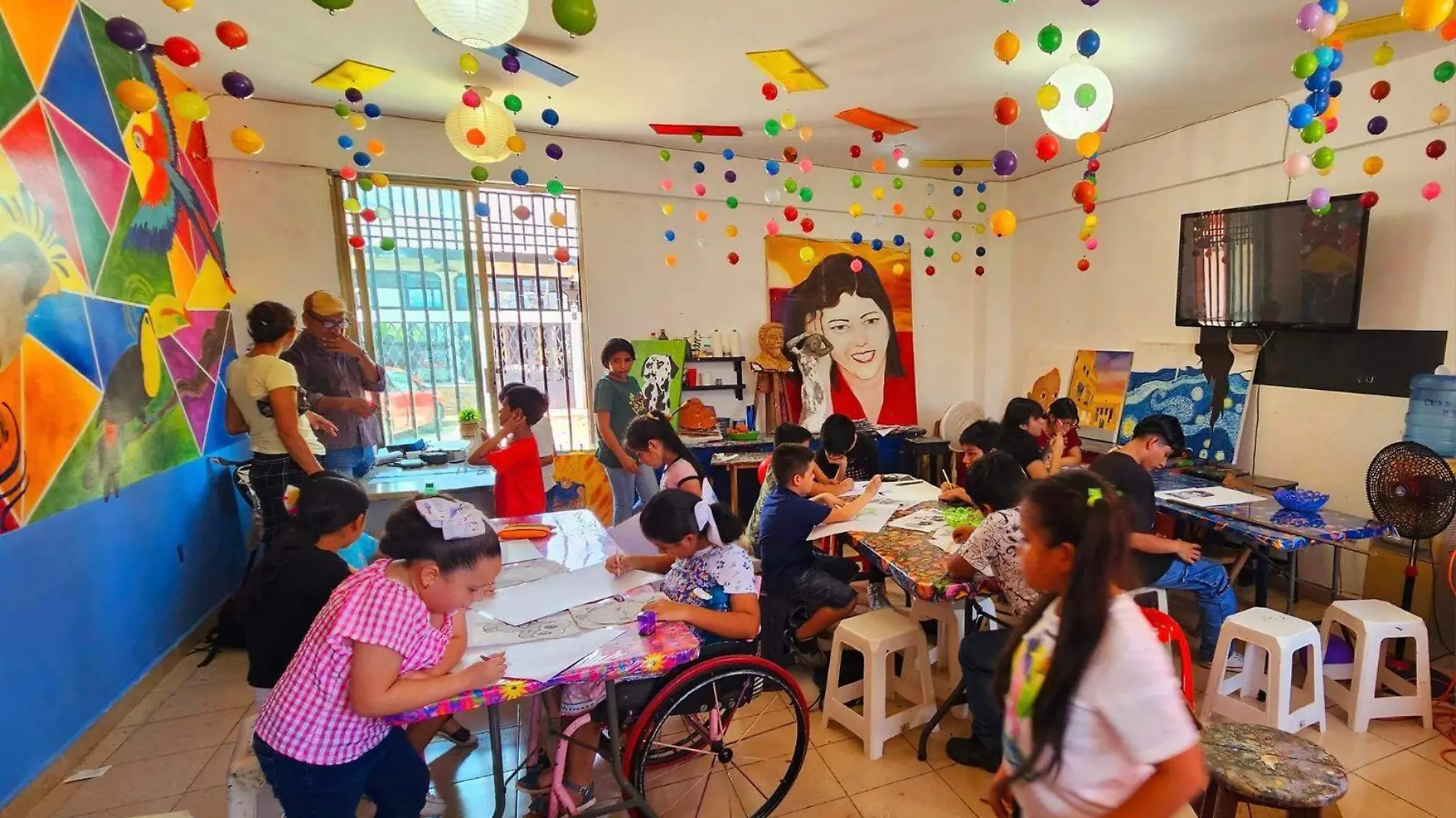 niños en curso de verano